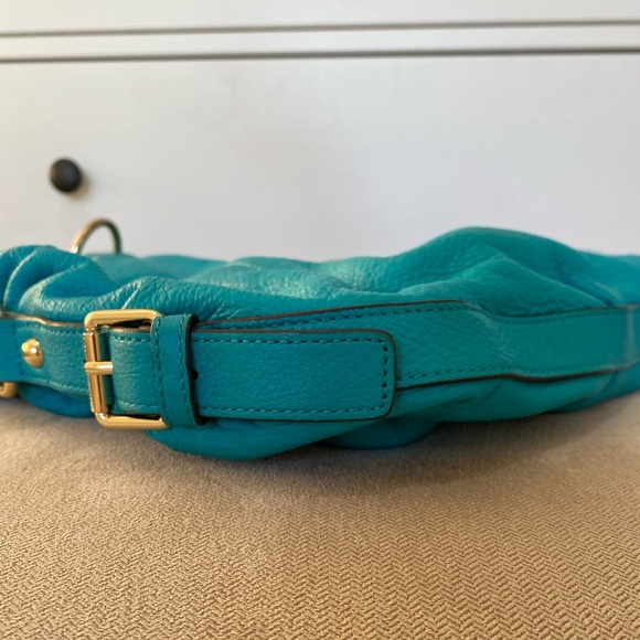 ♥️Preloved♥️ Vince Camuto Turquoise Cris-SA Group Satchel - Picture 8 of 16